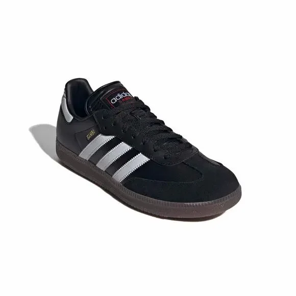NWT Adidas Samba Indoor Shoes men Black/White/Red size 12.5